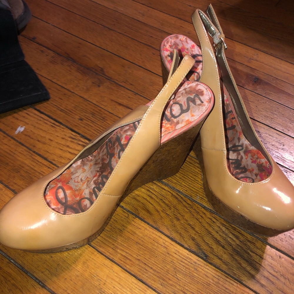 Sam Edelman sling back wedge